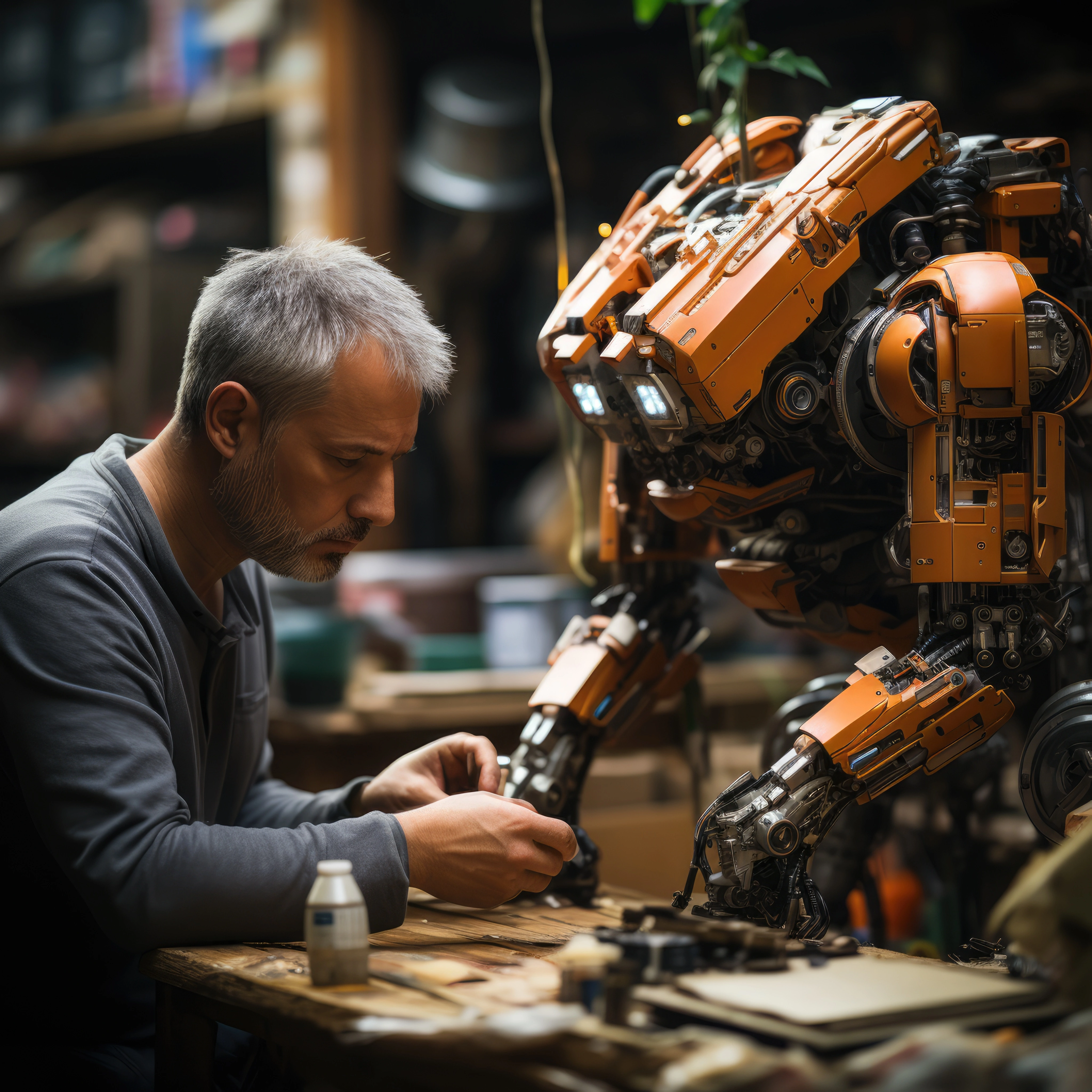 Anaheim Electronics employee working with machinery